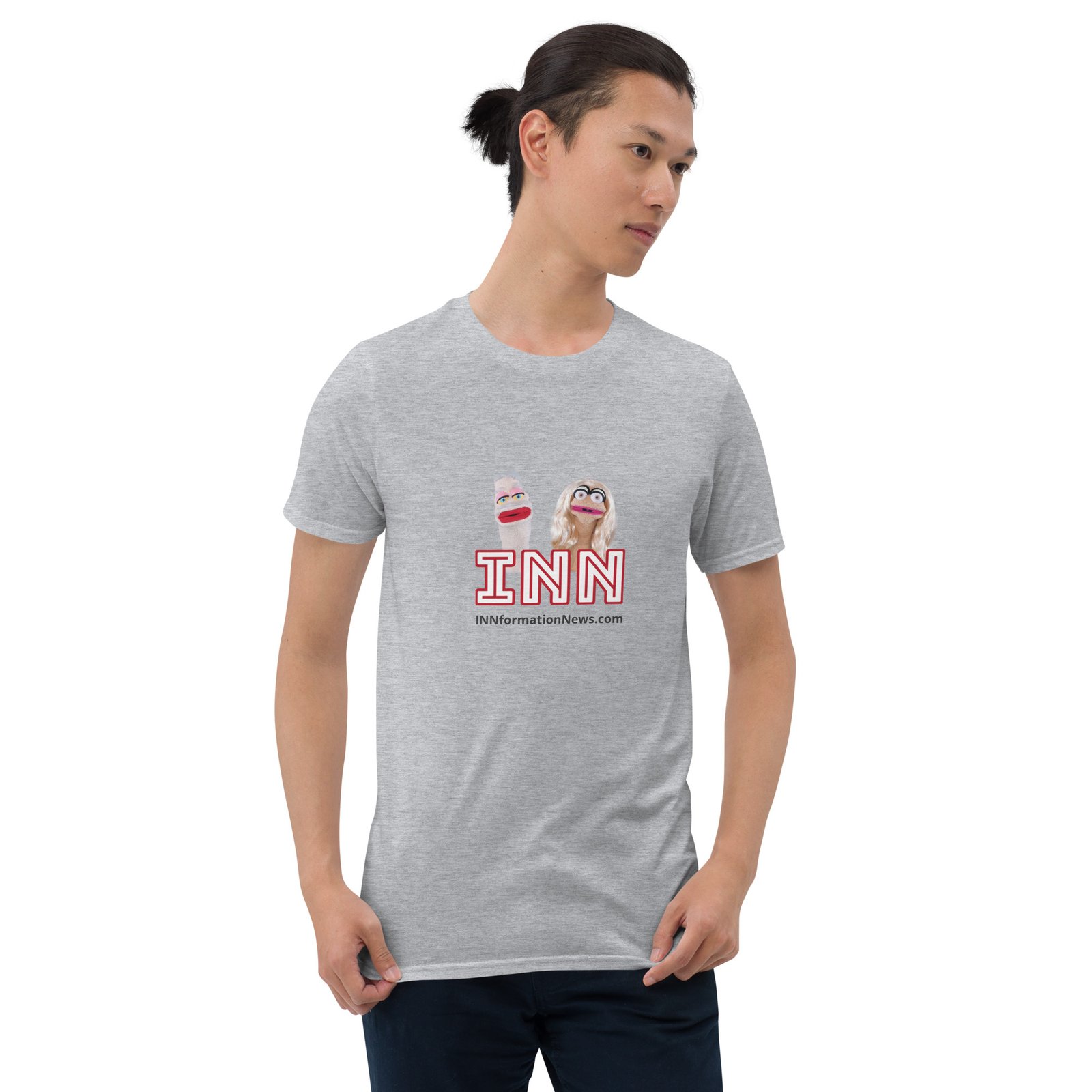 INN 'Brian & Sandy - WHITE Logo' Unisex T-Shirt - Image 5