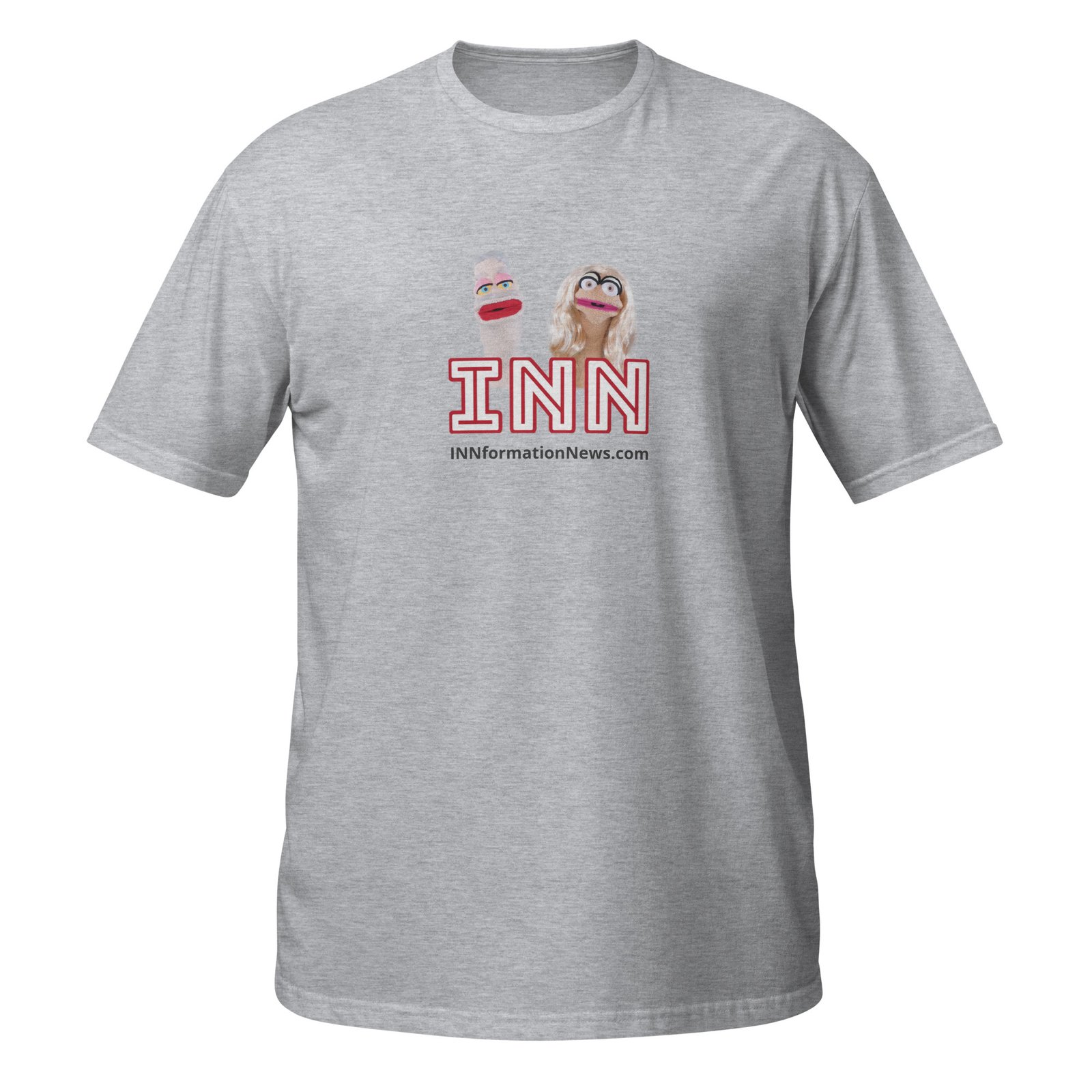INN 'Brian & Sandy - WHITE Logo' Unisex T-Shirt - Image 8