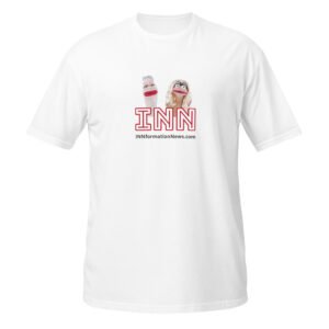 INN 'Brian & Sandy - WHITE Logo' Unisex T-Shirt