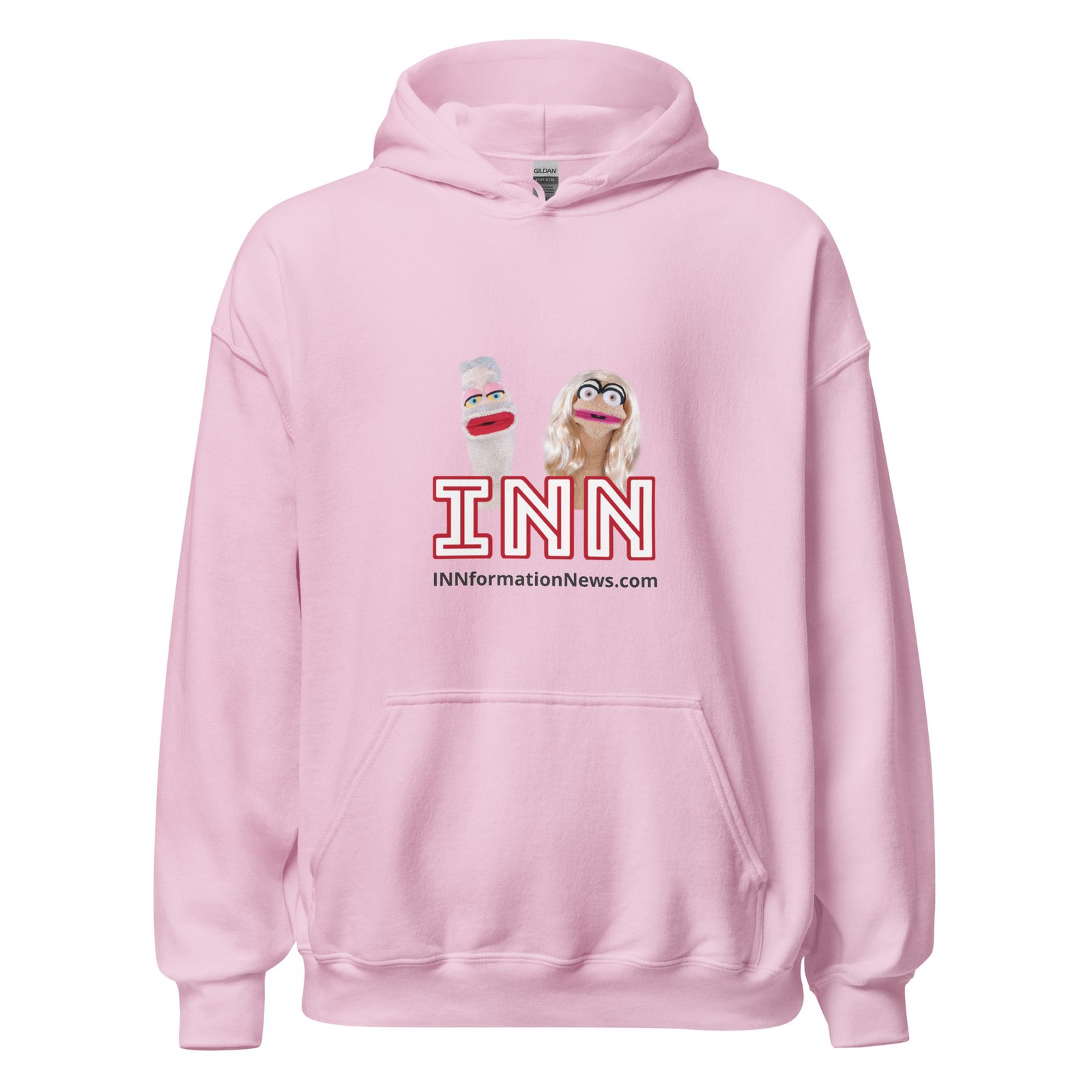 INN 'Brian & Sandy - WHITE Logo' Unisex Hoodie - Image 19